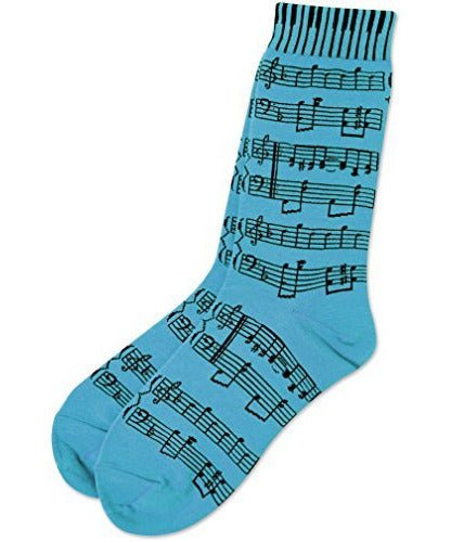 Blue Socks with Staff (Ladies) - Remenyi House of Music