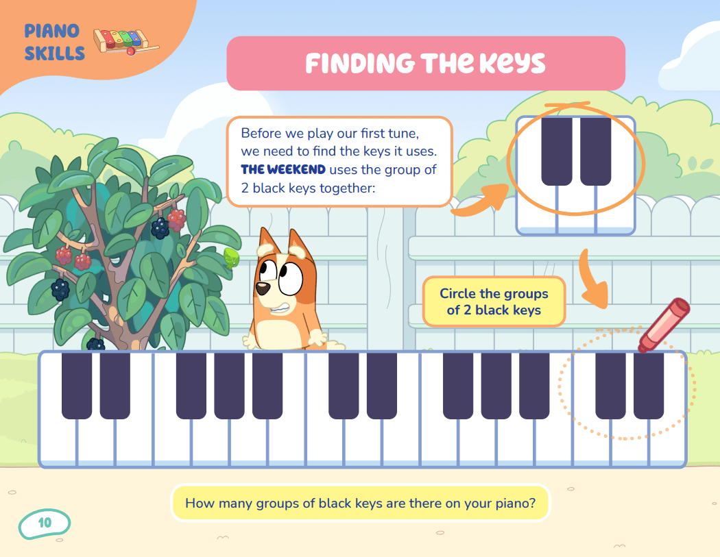 Bluey First Ever Piano Book - Remenyi House of Music
