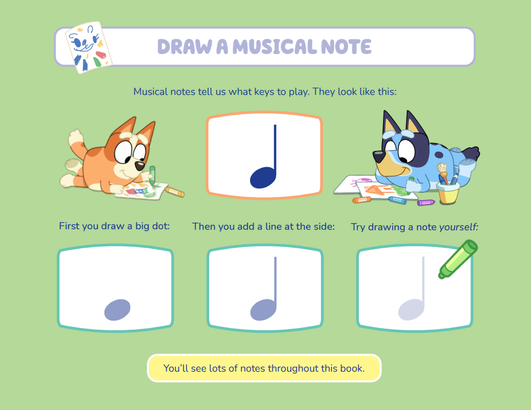 Bluey First Ever Piano Book - Remenyi House of Music