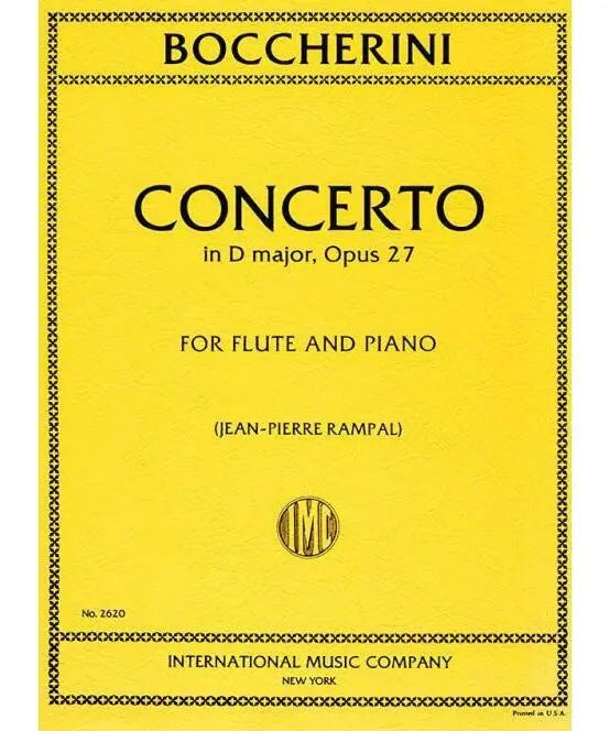 Boccherini L. - Flute Concerto in D Major, Op. 27 - Remenyi House of Music