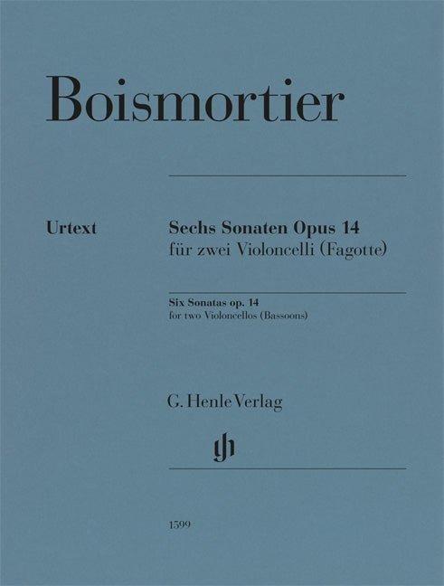 Boismortier, J. - Six Sonatas Op. 14 - Remenyi House of Music