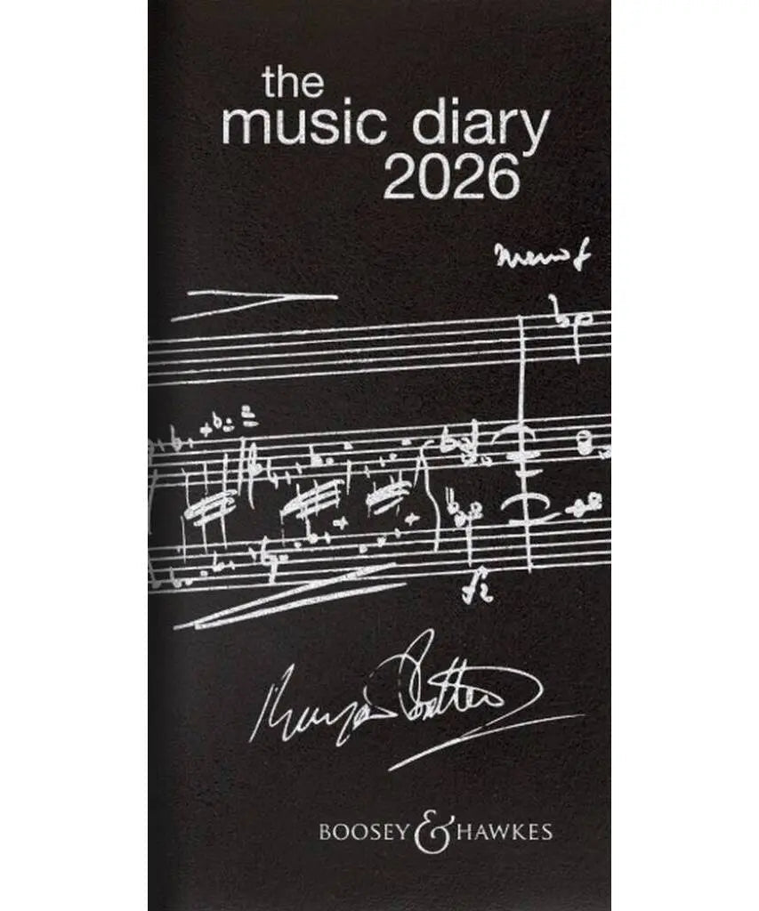 Boosey Music Diary 2026 (Black) - Remenyi House of Music