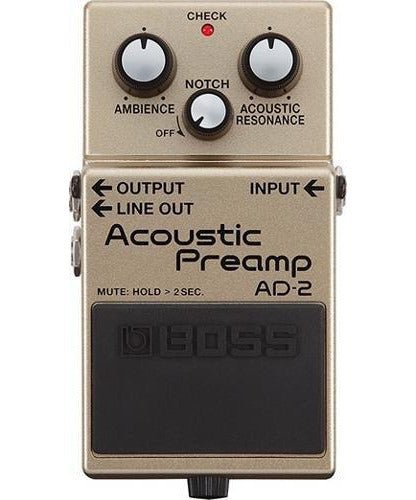 BOSS Acoustic Preamp Guitar Pedal (AD - 2) - Remenyi House of Music