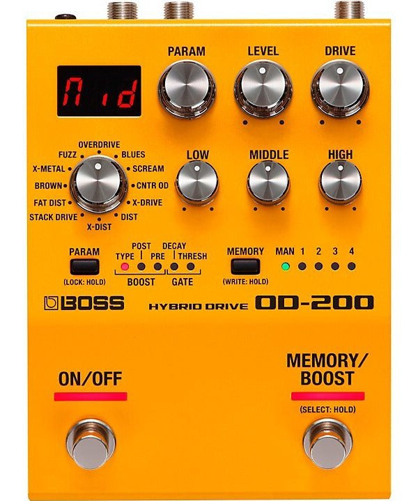 Boss OD - 200 Hybrid Drive Guitar Effects Pedal - Remenyi House of Music