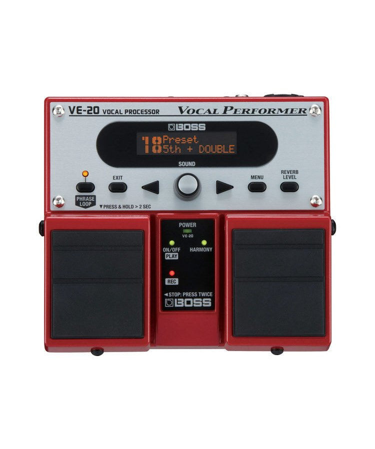 BOSS VE - 20 Vocal Performer Effects Processor Twin Guitar Pedal Stompbox Guitar Pedal (VE - 20) - Remenyi House of Music