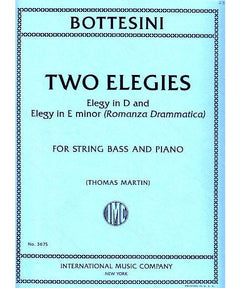 Bottesini, G. - Two Elegies: Elegy in D and Elegy in E minor (Romanza Drammatica) - Remenyi House of Music