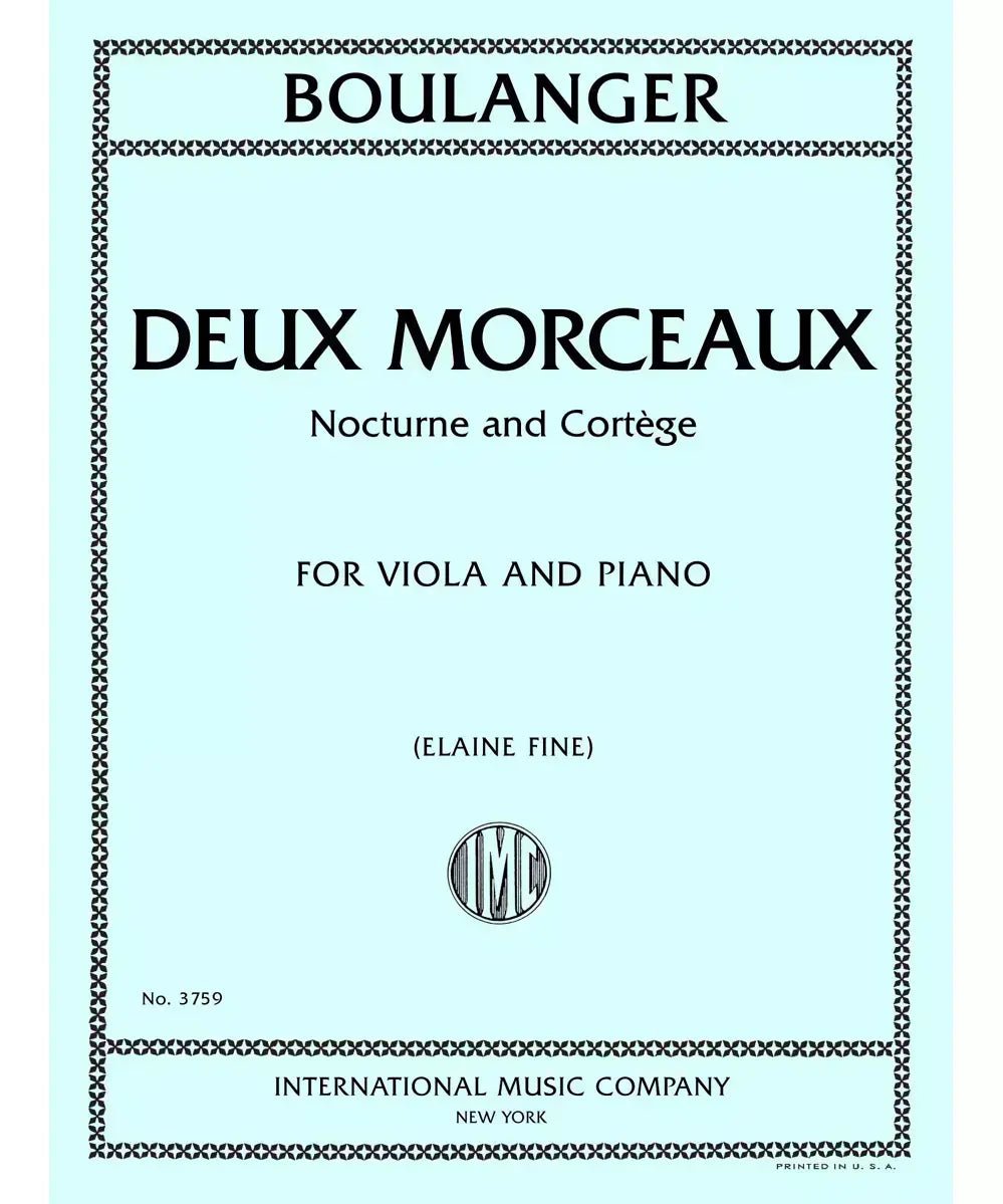 Boulanger, L. - Deux Morceaux: Nocturne and Cortege - Remenyi House of Music