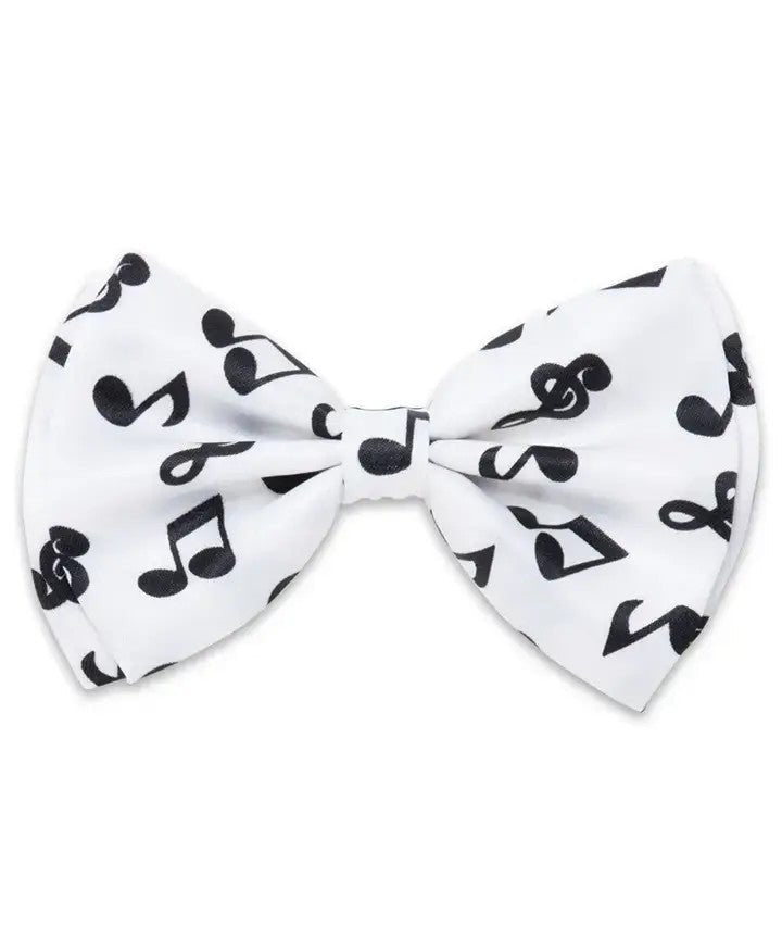 Bow Tie - White with Black Notes - Remenyi House of Music