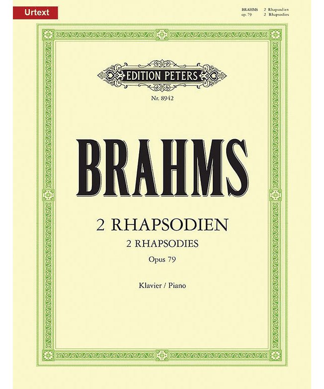 Brahams, J. - Two Rhapsodies Op. 79 - Remenyi House of Music