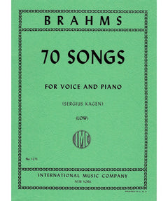 Brahms, J. - 70 Songs - Low Voice - Remenyi House of Music