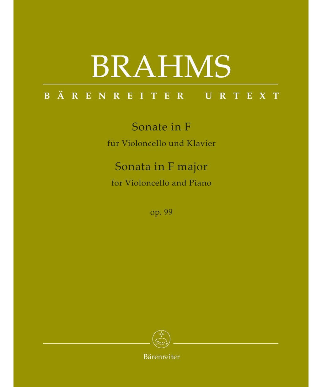 Brahms J. - Cello Sonata 2 In F Op 99 - Remenyi House of Music