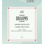 Brahms J. - Complete Works For Piano Volume 1 - Sonatas & Variations - Remenyi House of Music