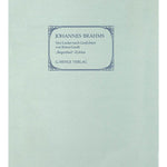 Brahms, J. - Four Songs with Lyrics by Klaus Groth - Remenyi House of Music