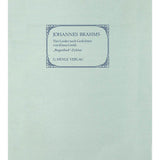 Brahms, J. - Four Songs with Lyrics by Klaus Groth - Remenyi House of Music