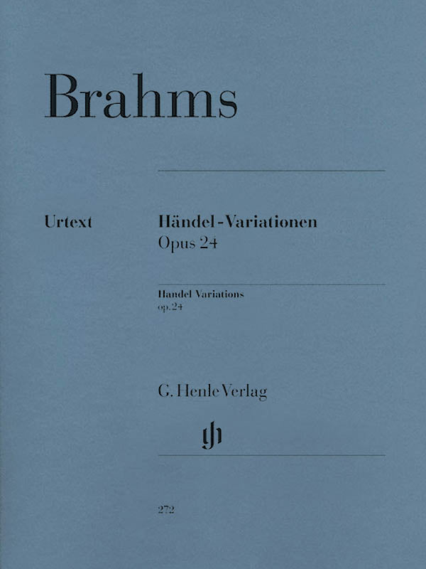 Brahms J. - Handel Variations Op. 24 - Remenyi House of Music