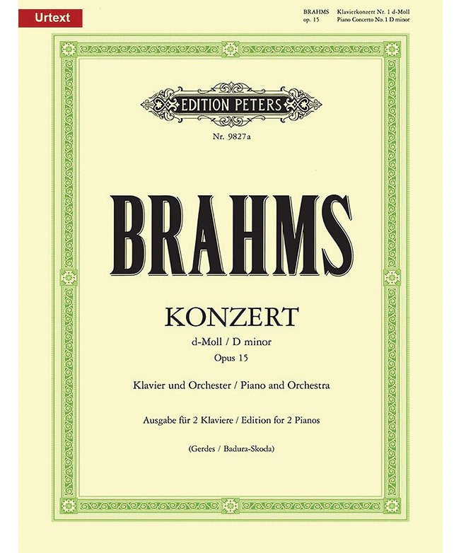 Brahms, J. - Piano Concerto No. 1 in D minor op. 15 (2P, 4H) - Remenyi House of Music