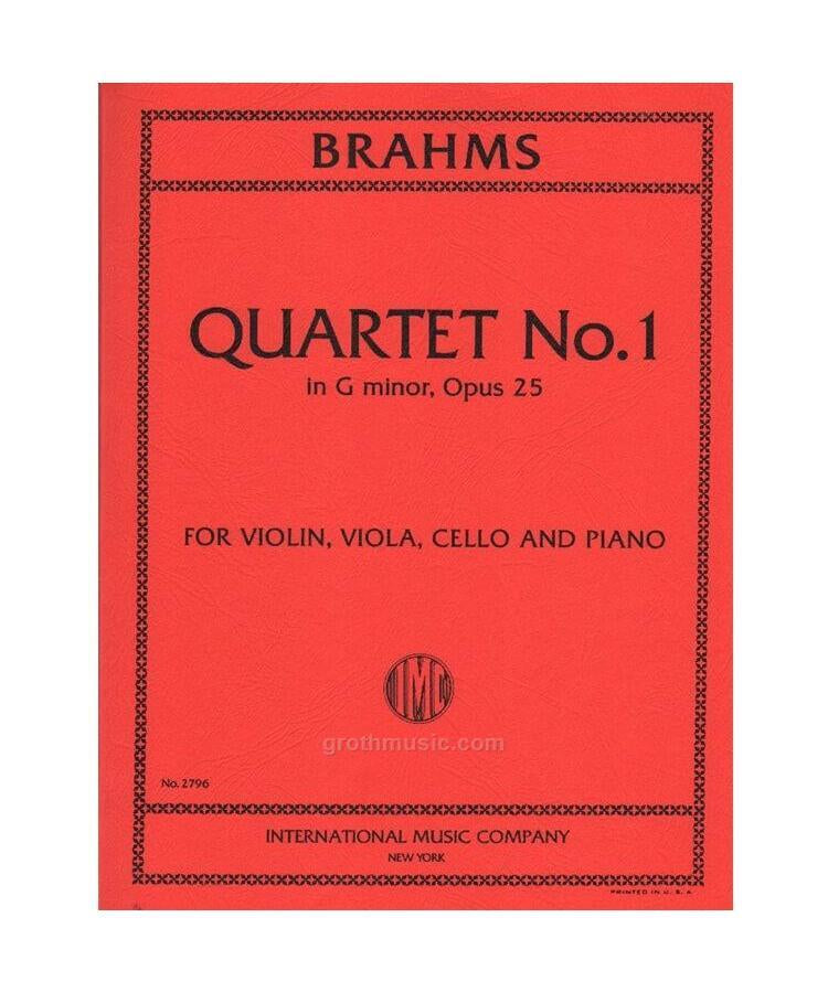 Brahms J. - Piano Quartet 1 In G - Opus 25 - Remenyi House of Music