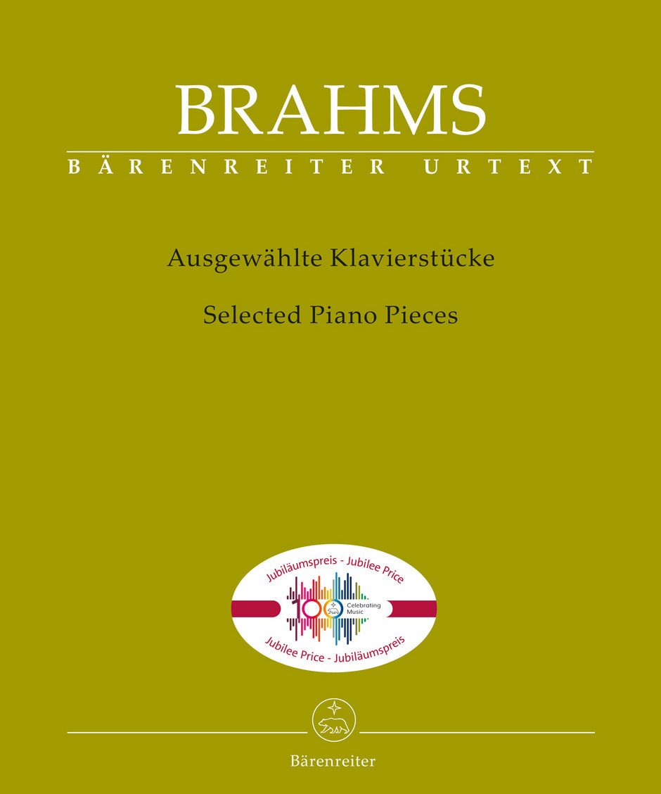 Brahms, J. - Selected Piano Pieces - Remenyi House of Music