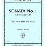 Brahms, J. - Sonata in E Minor Op. 38 No. 1 - Remenyi House of Music