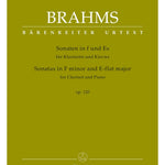 Brahms, J. - Sonatas in F minor and E - flat major for Clarinet and Piano op. 120 - Remenyi House of Music