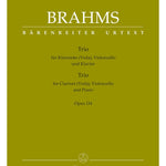 Brahms J - Trio for Clarinet (Viola), Violoncello and Piano op. 114 - Remenyi House of Music