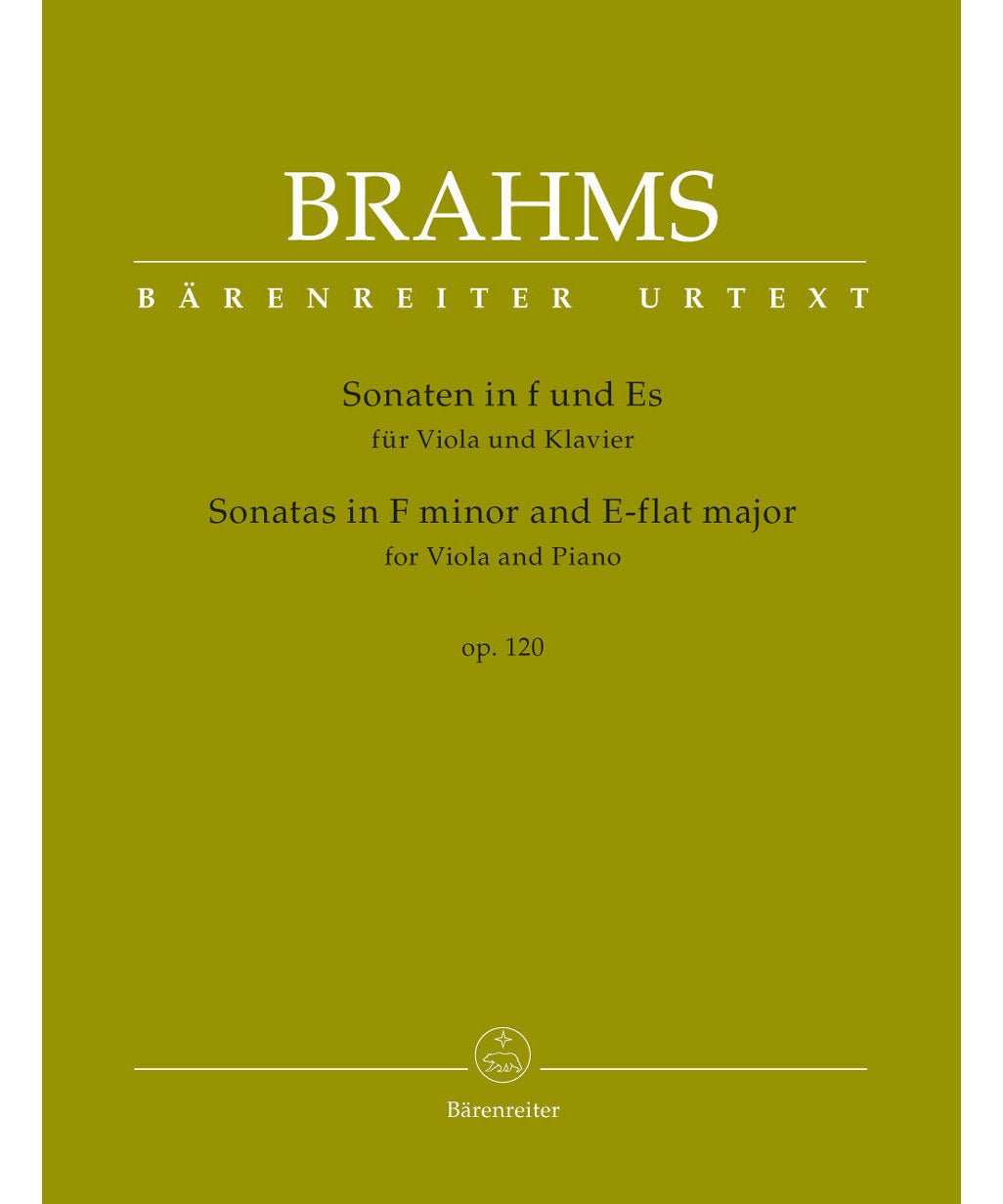 Brahms J. - Viola Sonatas In F - & Eb Op 120 - Remenyi House of Music