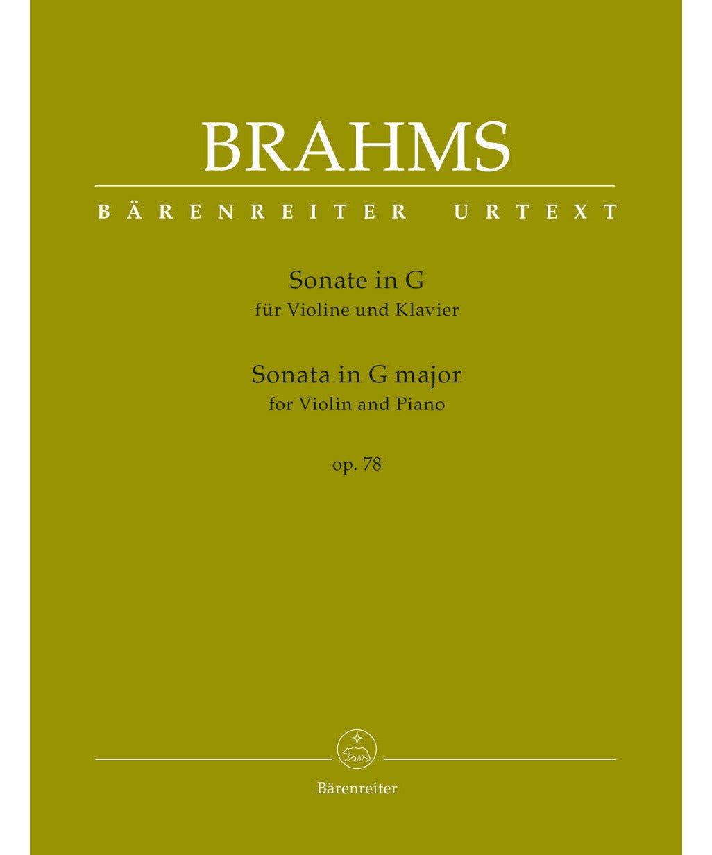 Brahms J. - Violin Sonata In G Op 78 - Remenyi House of Music