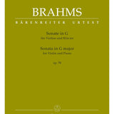 Brahms J. - Violin Sonata In G Op 78 - Remenyi House of Music