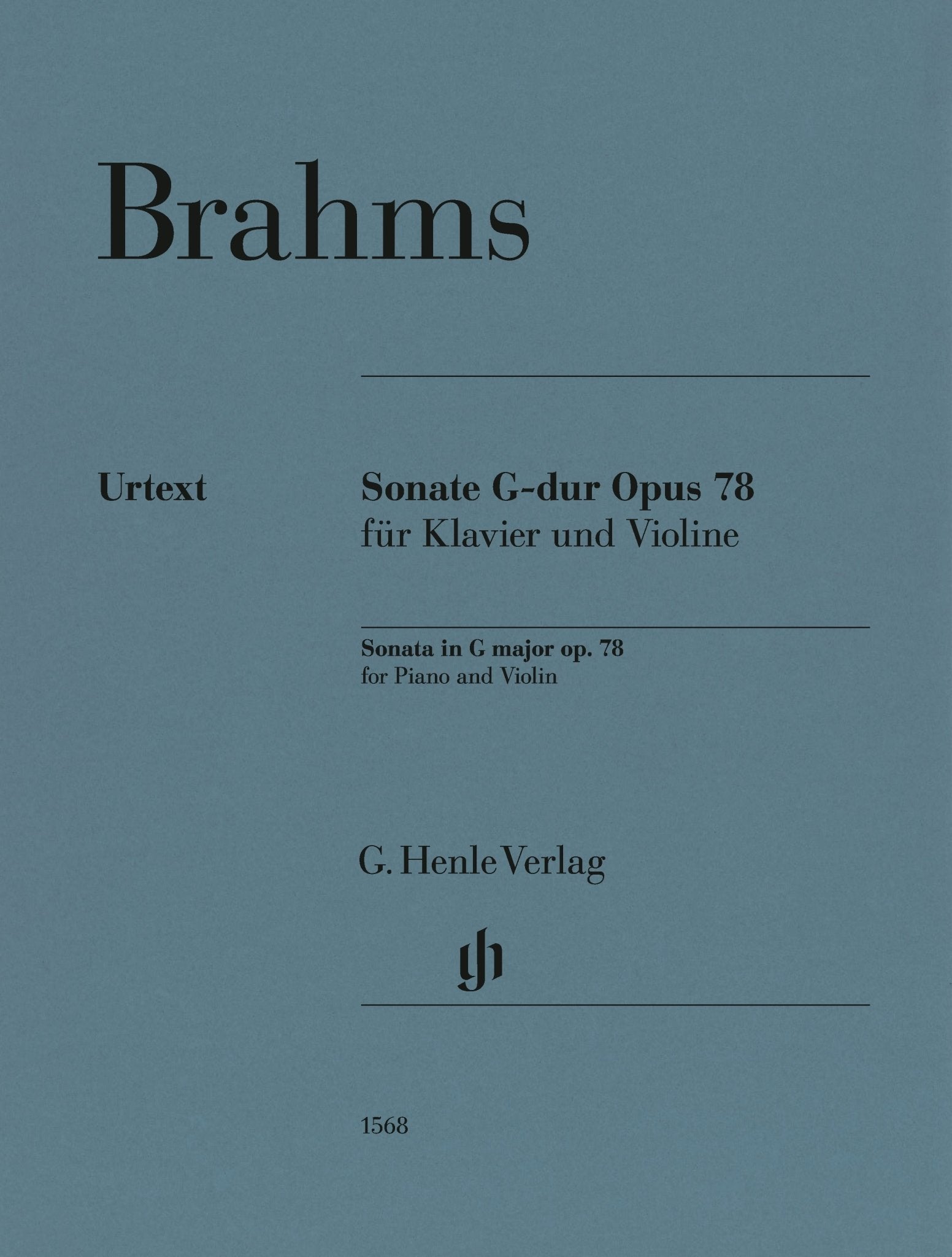 Brahms: Sonata for Piano and Violin in G Major, Op. 78 - Remenyi House of Music