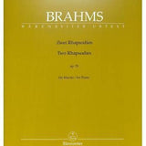 Brahms’ Two Rhapsodien, Op. 79 for Piano - Remenyi House of Music