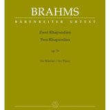 Brahms’ Two Rhapsodien, Op. 79 for Piano - Remenyi House of Music