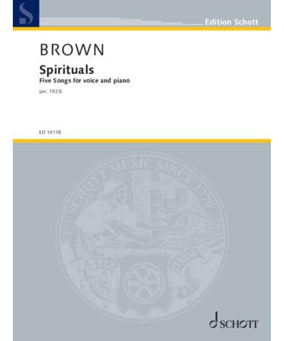 Brown, L. - Spirituals - 5 Songs - Remenyi House of Music