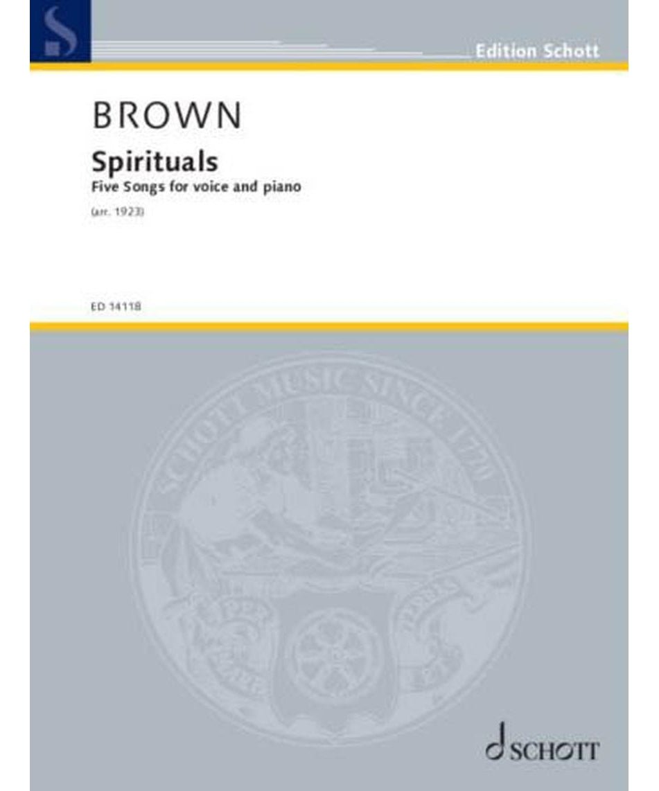 Brown, L. - Spirituals - 5 Songs - Remenyi House of Music