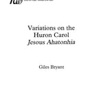 Bryant, G. - Variations on the Huron Carol - Remenyi House of Music