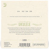 D'ADDARIO UKULELE CLEAR NYLON STRING SET