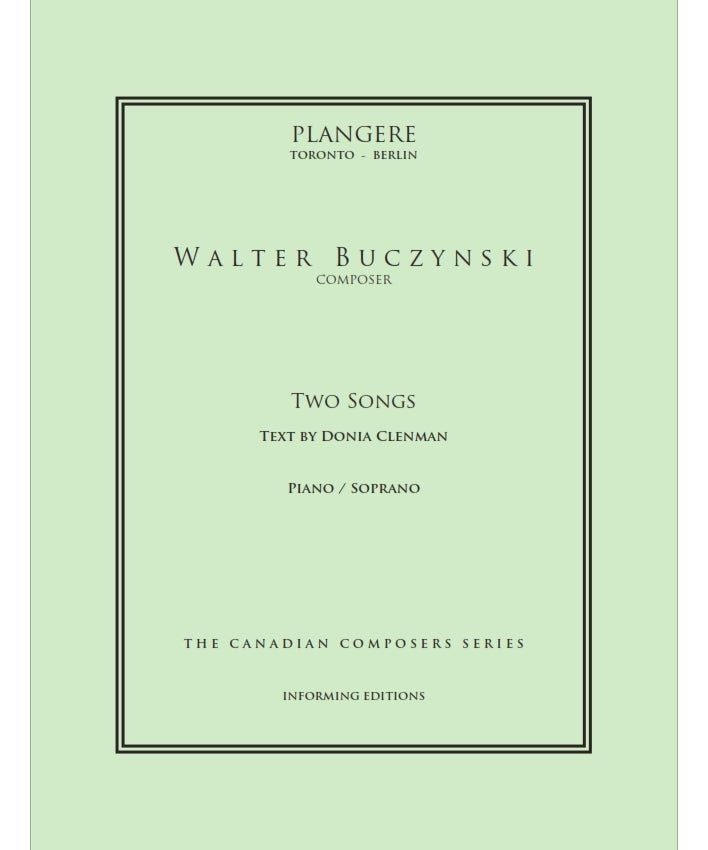 Buczynski, W. - Two Songs - Remenyi House of Music