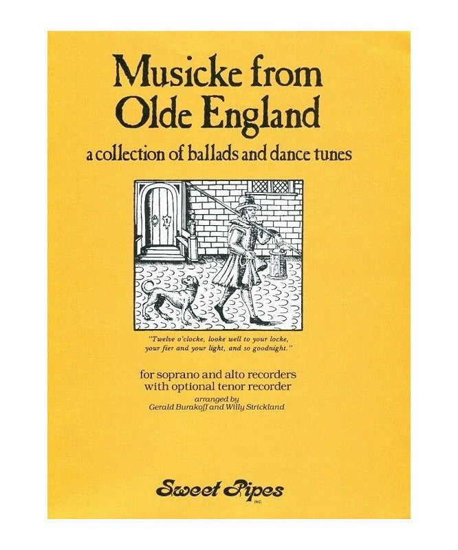 Burakoff/Strickland - Musicke From Olde England Sop Alto Tenor - Remenyi House of Music