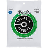 Martin Authentic Acoustic Guitar Strings - Marquis Silked 92/8 Medium