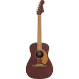 Fender Malibu Player Guitar, Walnut Fingerboard, Burgundy Satin