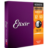 Elixir Strings Nanoweb Phosphor Bronze Light Gauge Acoustic Strings