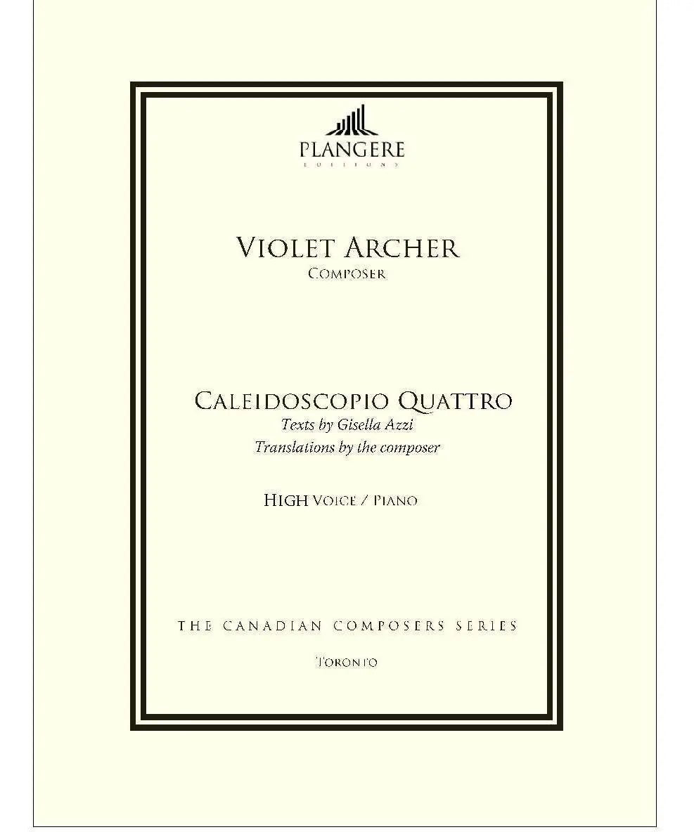 Caleidoscopio Quattro - 4 Songs for Lyric Soprano - Remenyi House of Music