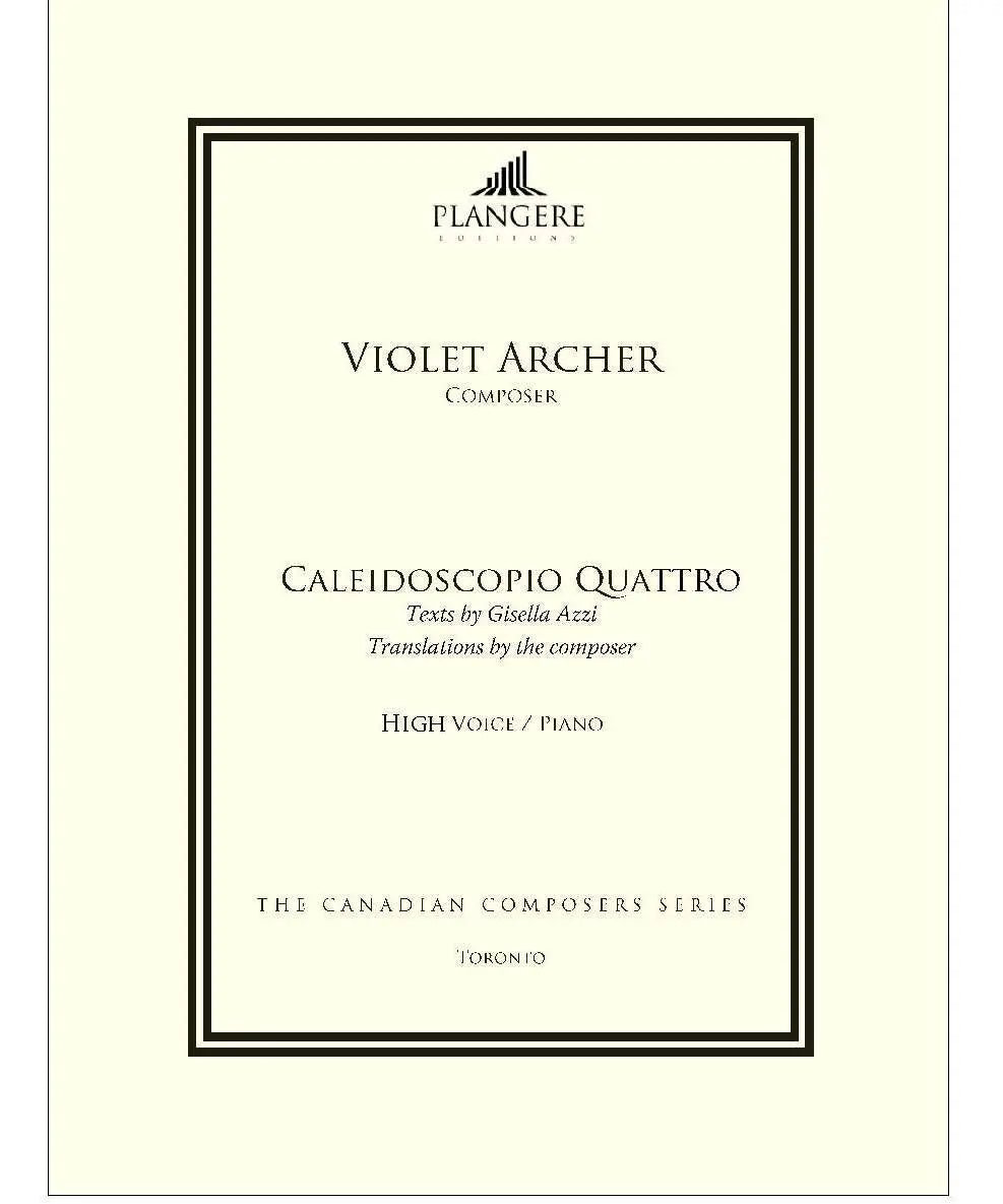 Caleidoscopio Quattro - 4 Songs for Lyric Soprano - Remenyi House of Music