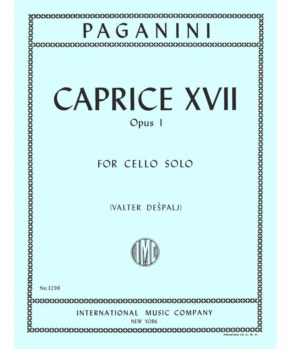 Caprice XVII, Opus 1 - Remenyi House of Music