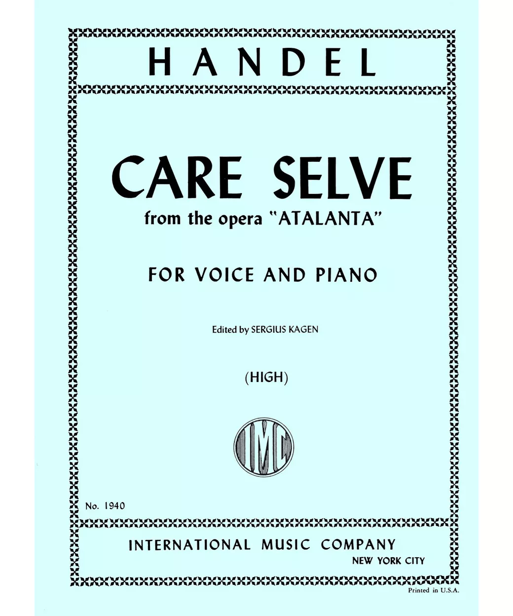 Care selve (Atalanta) - High - Remenyi House of Music
