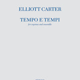 Carter, E. - Tempo e Tempi - Remenyi House of Music