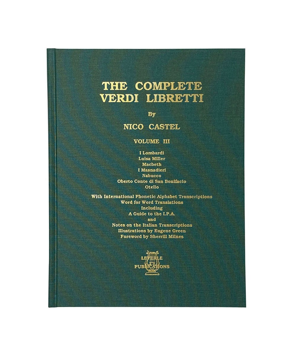 Castel N. - Complete Verdi Libretti Volume 3 - Remenyi House of Music