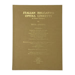 Castel, N. - Italian Bel Canto Opera Libretti V 1 - Remenyi House of Music
