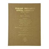 Castel, N. - Italian Bel Canto Opera Libretti V 1 - Remenyi House of Music