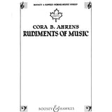 C.B. Ahrens - Rudiments of Music Book 4 - Remenyi House of Music