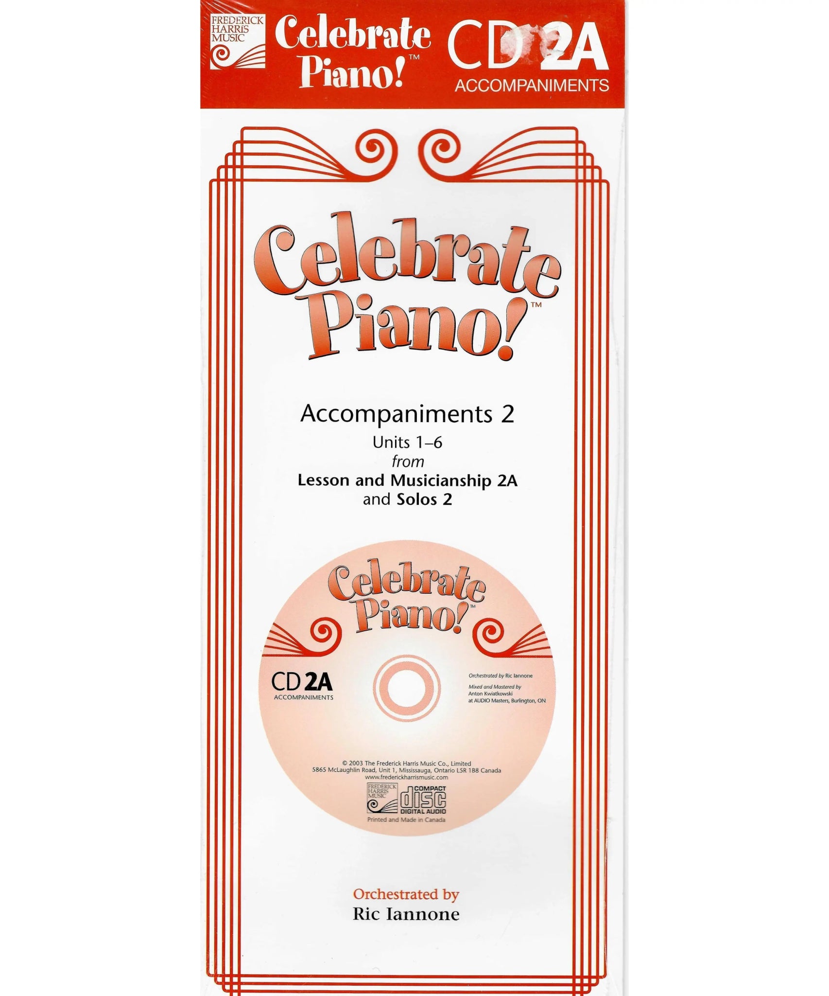 Celebrate Piano 2A CD Accompaniments - Remenyi House of Music